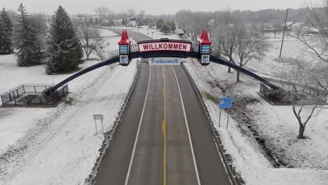 znak frankenmuth michigan wciąż się tworzy