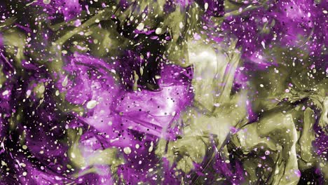 animación abstractamente colorida con un fondo líquido multicolor.