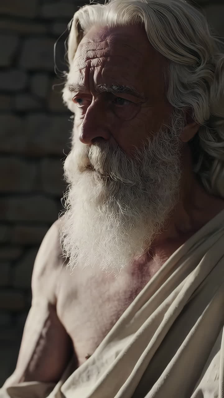 retrato de un hombre mayor