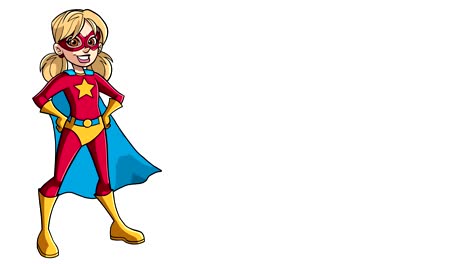 es una super chica.