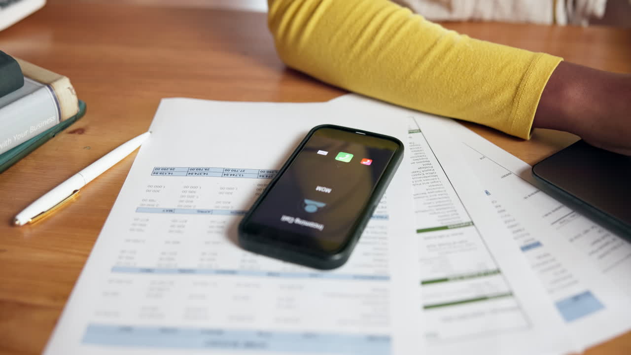 Incoming call on phone