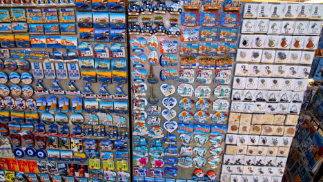 greek souvenirs: crete magnets and postcards