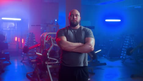 man in gym