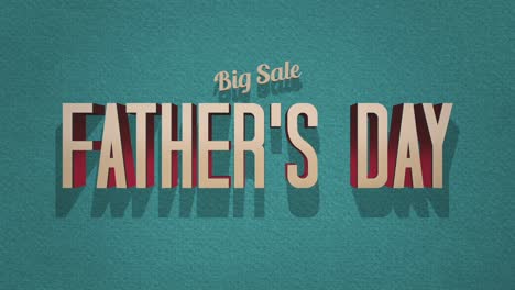 celebrate dad with a vintage fathers day text overlay