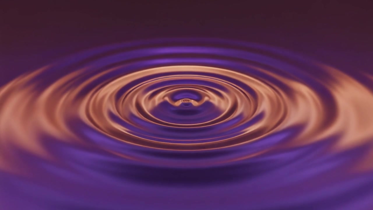 Abstract Ripples on a Metallic Purple and Gold Surface