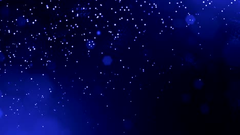 3d render de partículas luminosas como fondo de ciencia ficción o moderno fondo azul abstracto de partículas con profundidad de campo y bokeh como bucle vj. las partículas forman estructura caótica. 2