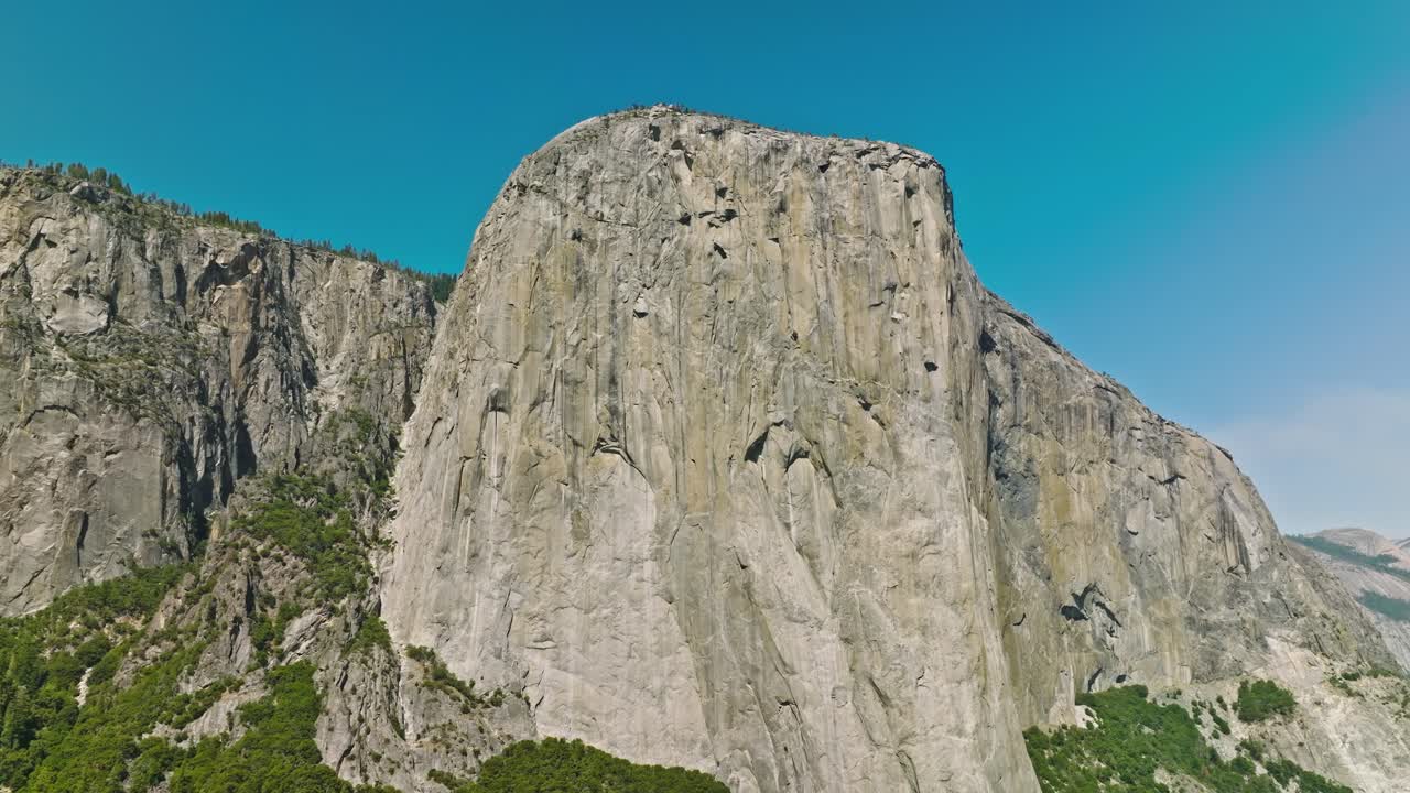 Aerial View of stunning Rock Formations in Yosemite National Park
