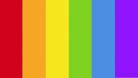 animation of lgbtq rainbow colors stripes