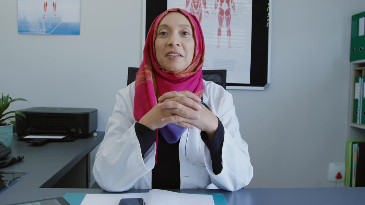 Medical professional at work