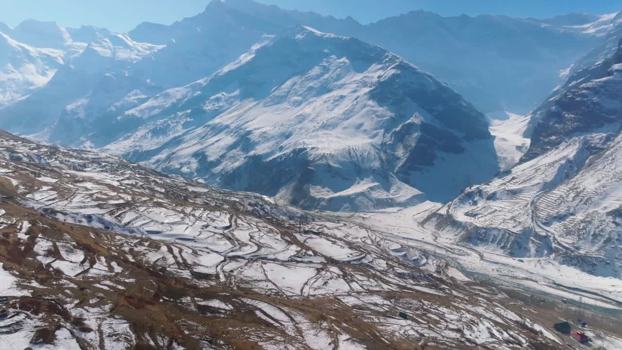 imágenes de aviones no tripulados de lahaul, spiti