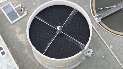 wastewater treatment system - trickling filter rotary distributor