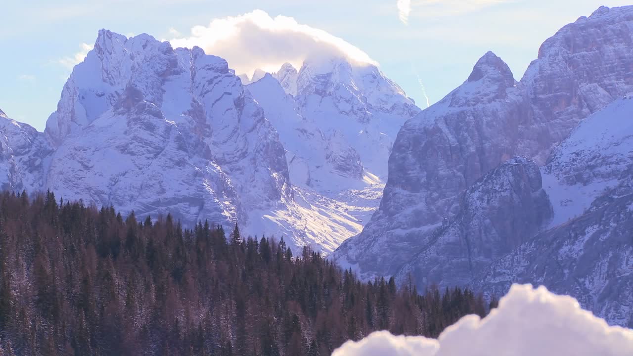 una bella scena nelle alpi svizzere