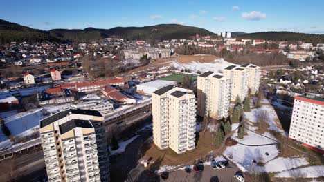 Edificios-De-Apartamentos-En-Bjerke,-Oslo