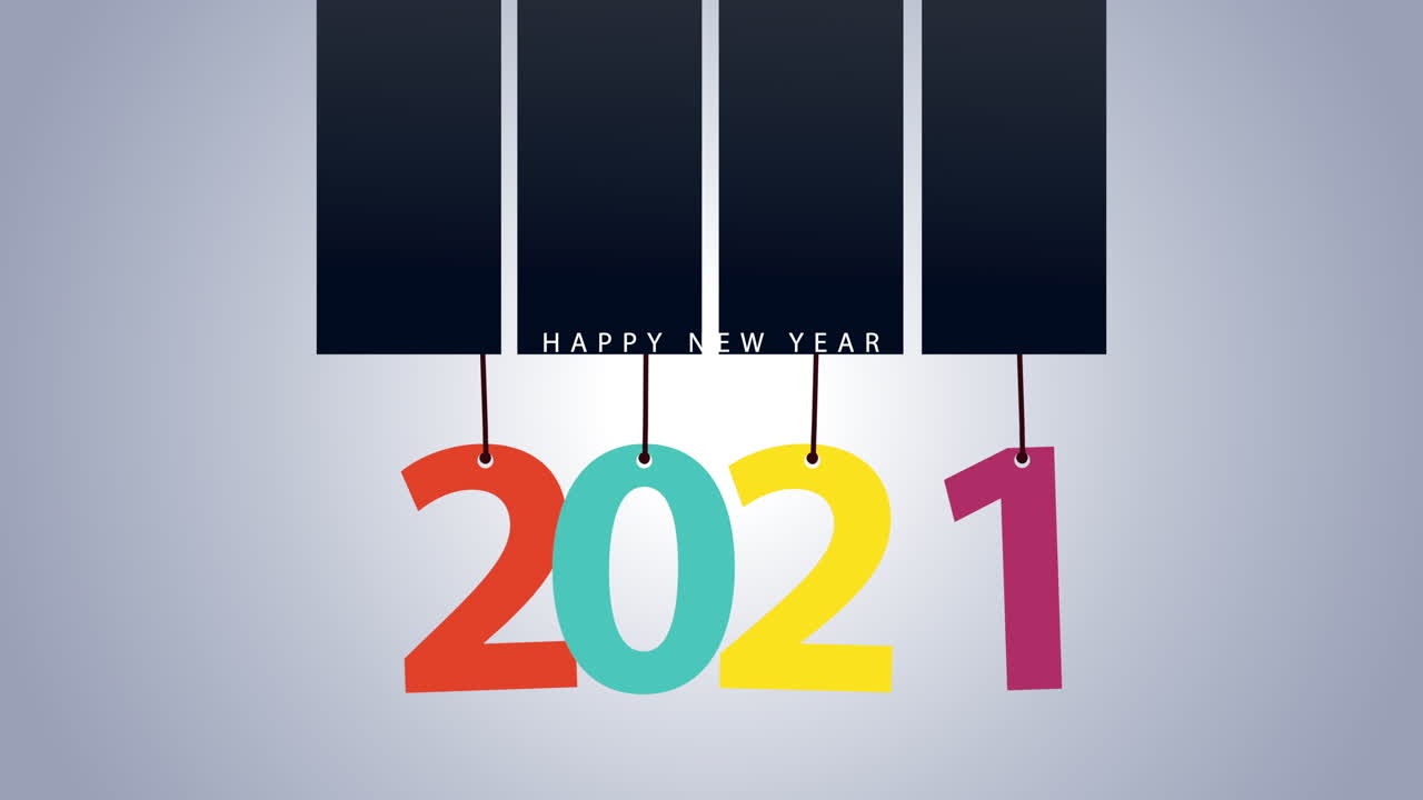 feliz año nuevo 2021 diseño