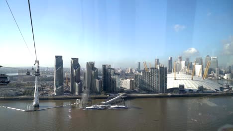 london cityscape view from cable car