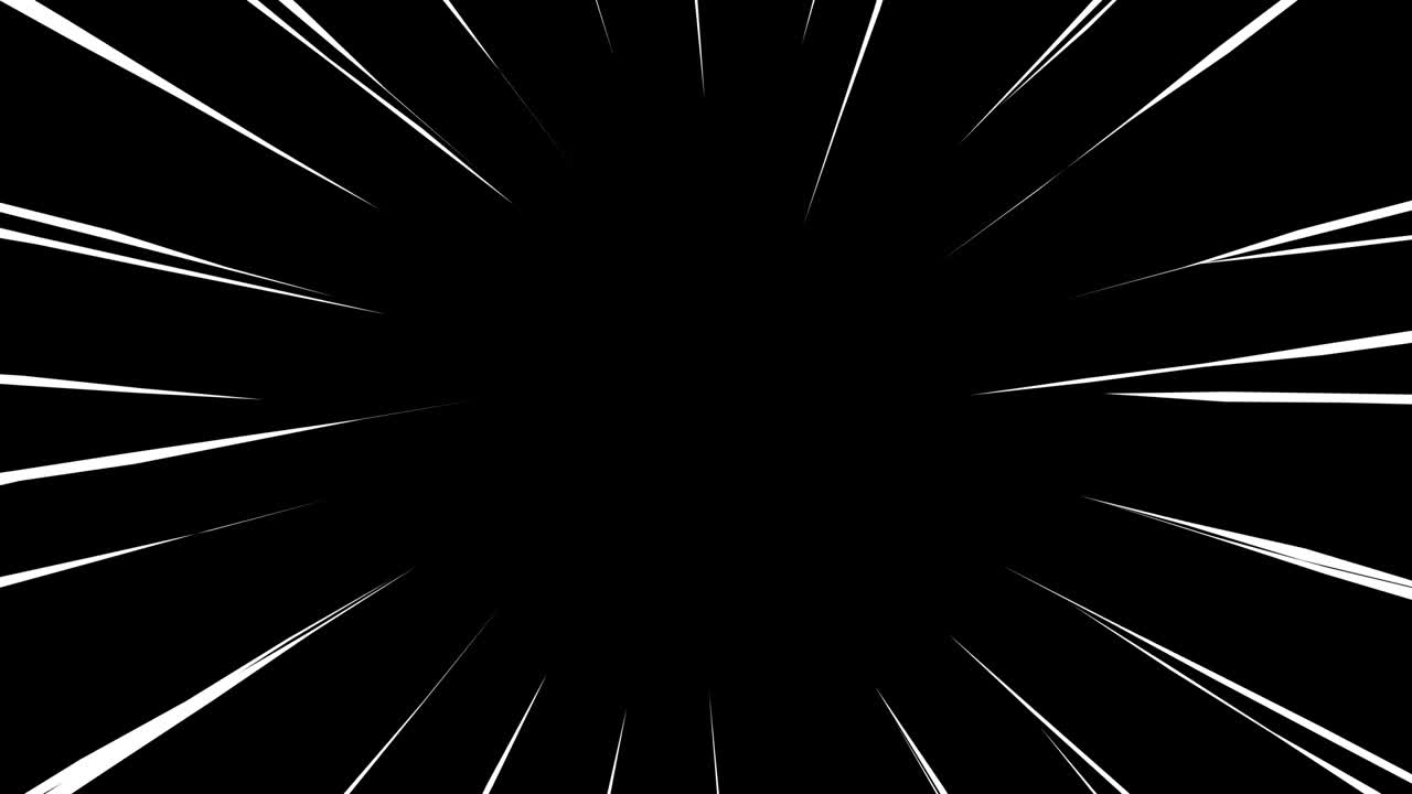 animación en bucle. líneas de velocidad de anime. líneas de manga.