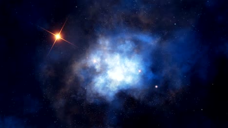 vuelo nebuloso en bucle