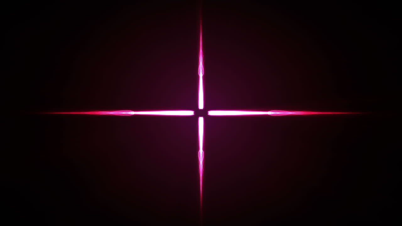 relámpagos y luces rosas