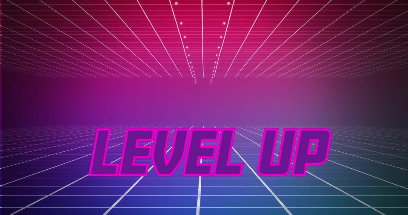 Start text and futuristic background
