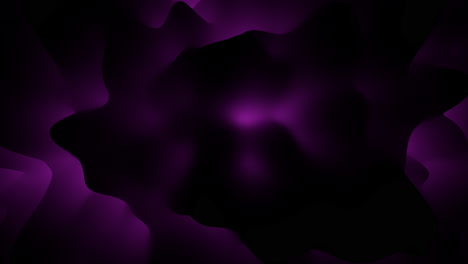 misterioso diseño abstracto negro y púrpura