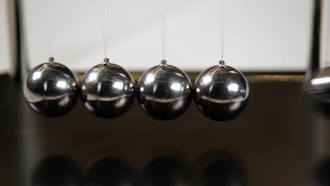 newtons cradle balancing balls, business concept