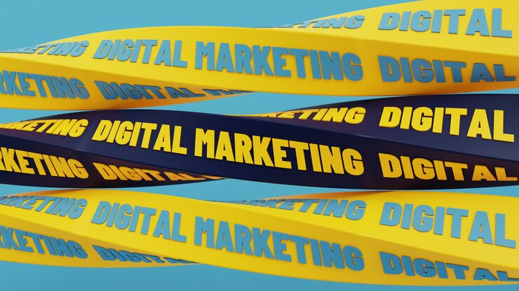Digital Marketing Abstract Background