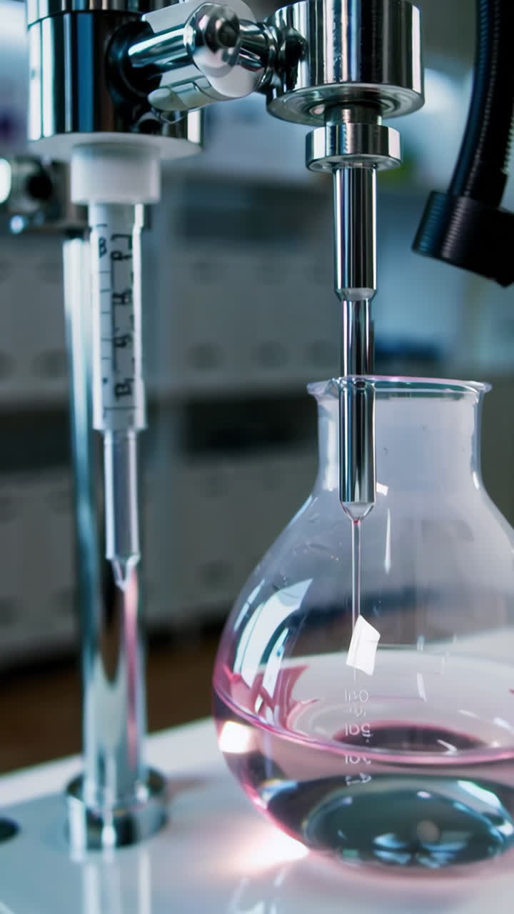 Chemical Experiment in Laboratory