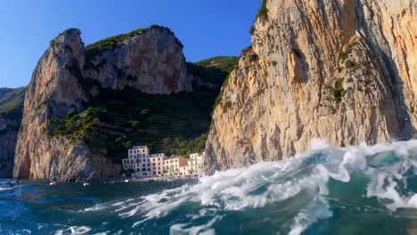 coastal village in italy