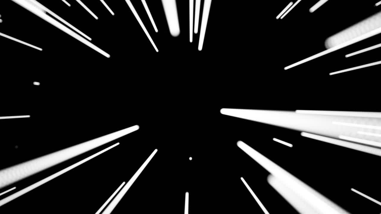 Hyperspace jump through the stars to a distant space spaceship hyperspace jump flying universe