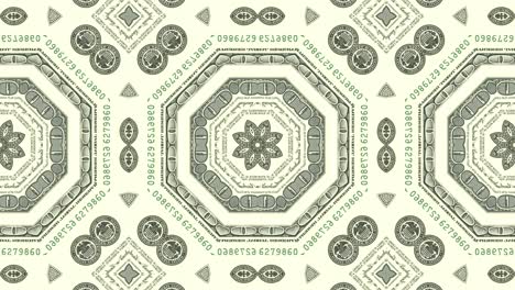 us dollar money bill mosaic in abstract animated background. creative business motion graphic seamless loop