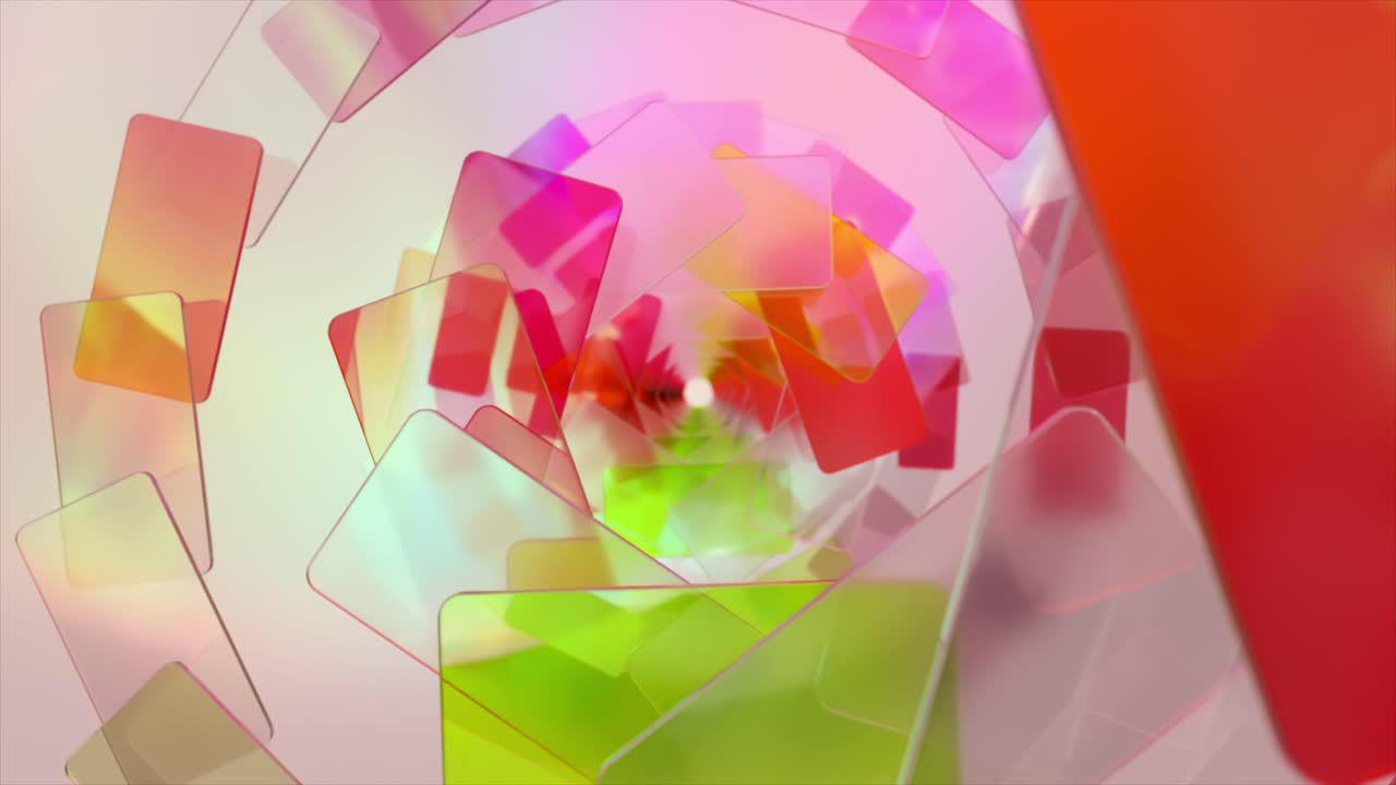 생생한 색상의 추상적인 기하학적 모양