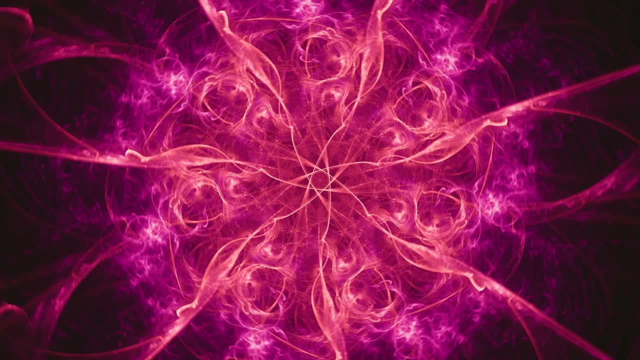 fondo fractal de caleidoscopio abstracto - conexión interdimensional - viaje cósmico, portal espiritual sin fisuras y patrones místicos