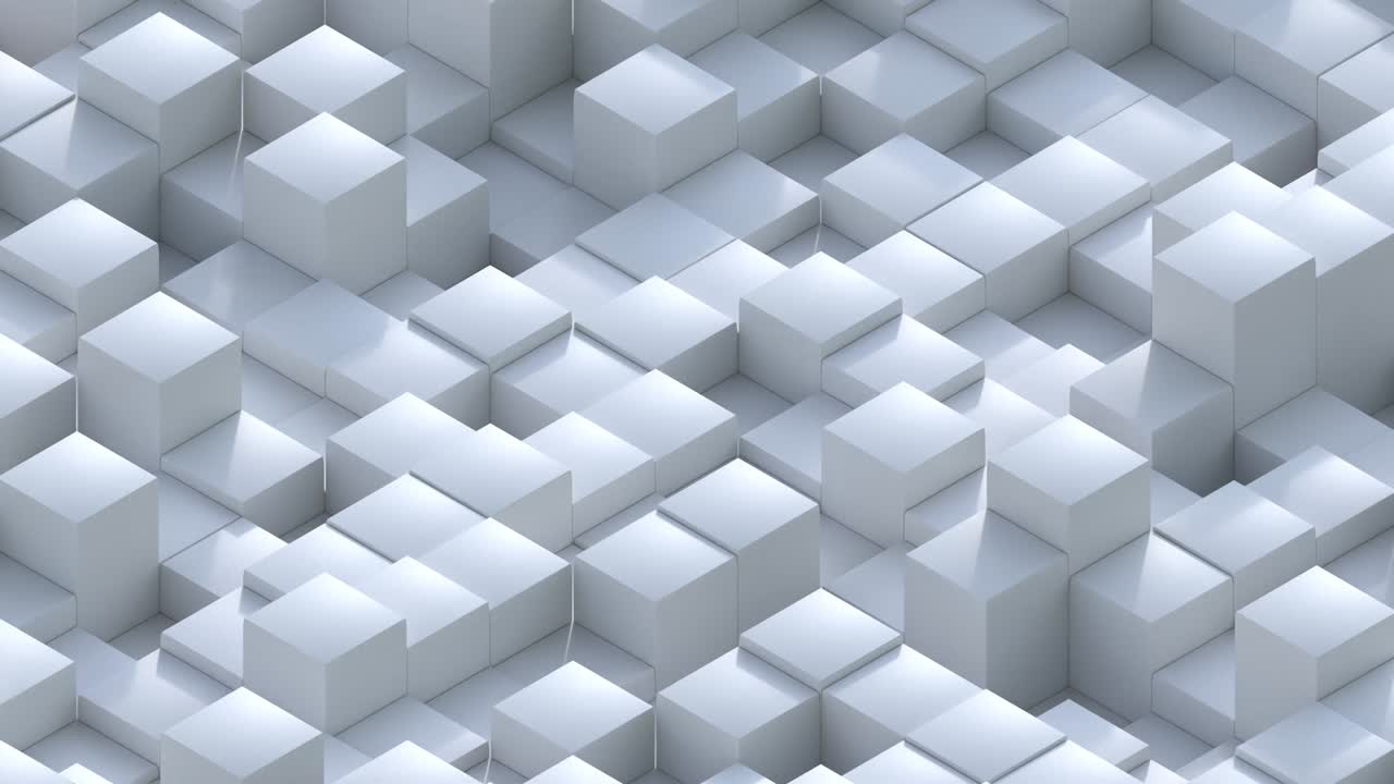 superficie de cubos modernos blancos