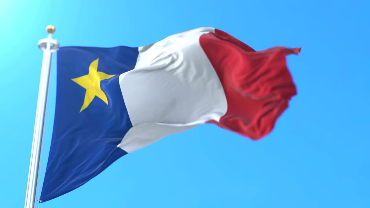 캐나다 아카디아에 있는 뉴프랑스의 옛 식민지의 발.