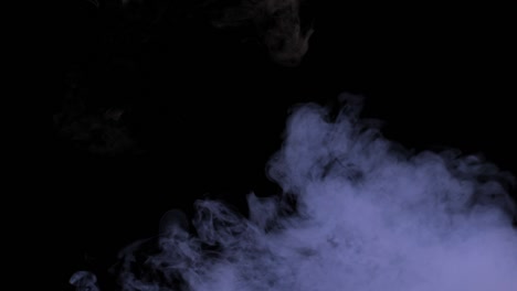 4k farbenfroher nebel- und raucheffekt