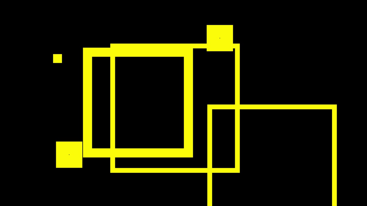 Shape animation square motion graphics