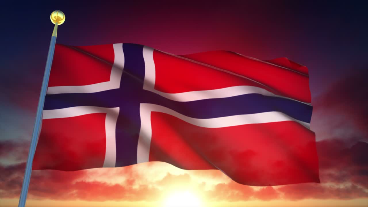 노르웨이의 매우 상세한 발 4k loopable