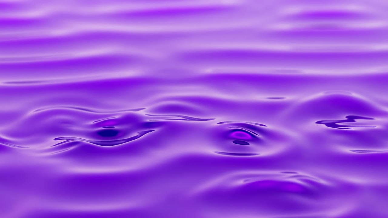 Purple Liquid Surface Shimmering Neon Highlights Glossy Ripples Drift Across Silky Gradient, Ambient Glow