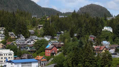 ketchikan, alaska.beautiful sunny summer day.