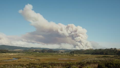 czu lightning complex fire, san mateo county, august 2020