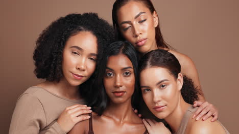 diverse group of beautiful women