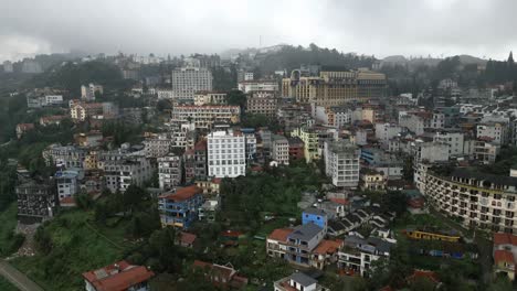 Aerial-shot-of-Sapa-in-Vietnam