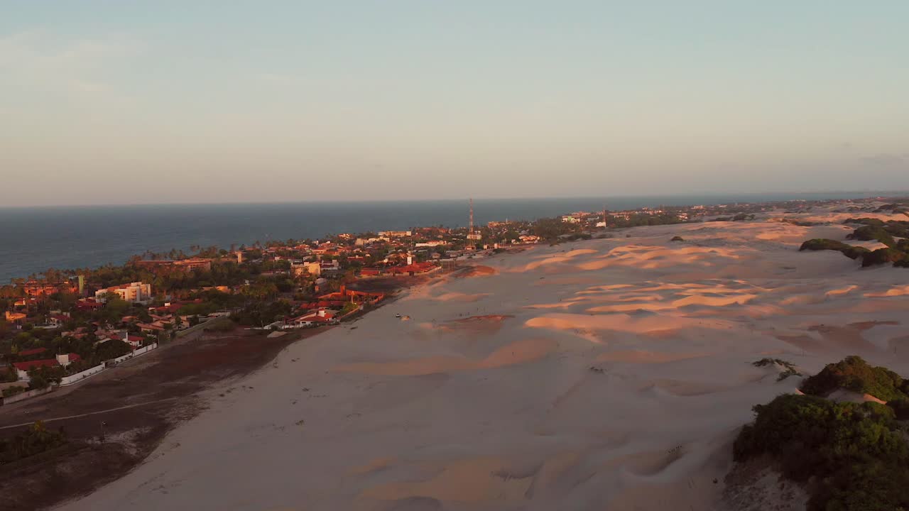 antena: la famosa ciudad de kitesurf, cumbuco, brasil