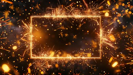 sparkling frame background