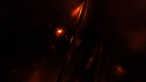 deep red cosmic visuals of the universe warping space and time, background