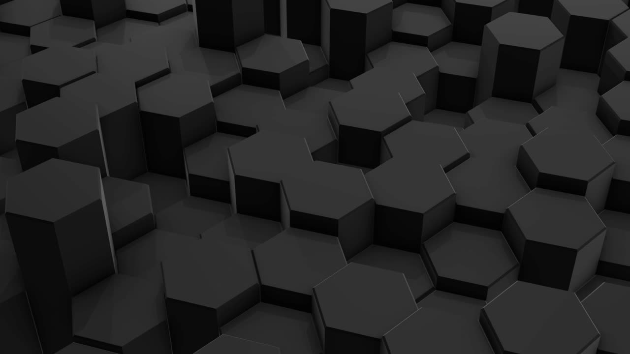 Loop Abstract Colorful Hexagon Honeycomb Background.