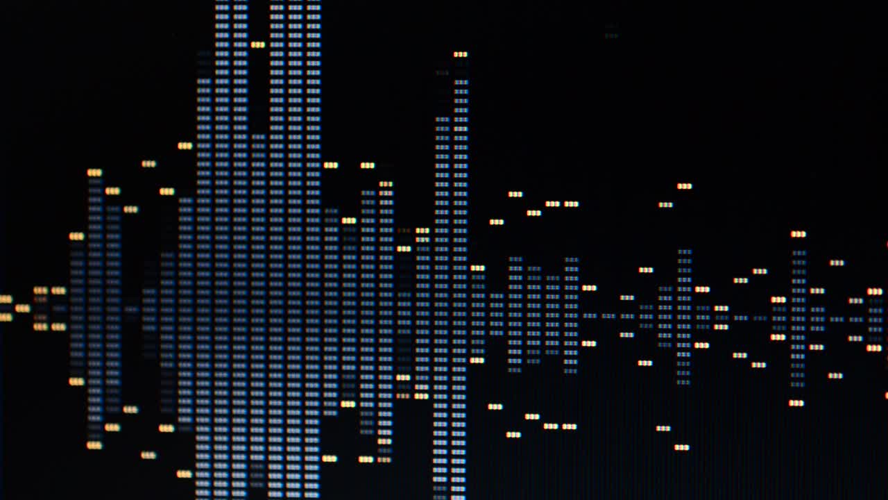 Music and schedule. Sound wave