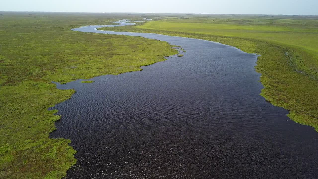 Zonas úmidas do nordeste da Argentina filmadas com drone