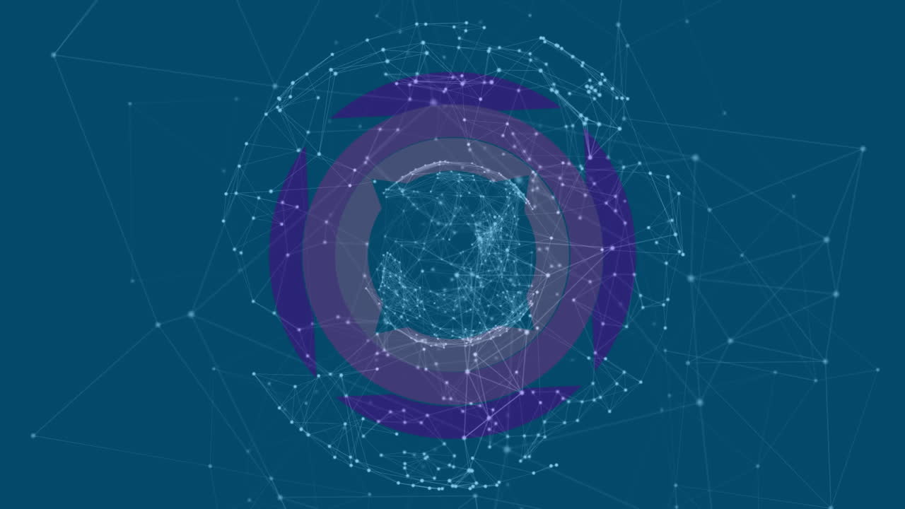 animación de ámbitos de exploración en todo el mundo con una red de conexiones