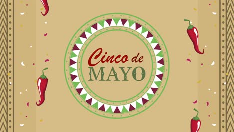cinco de mayo con letras de chile